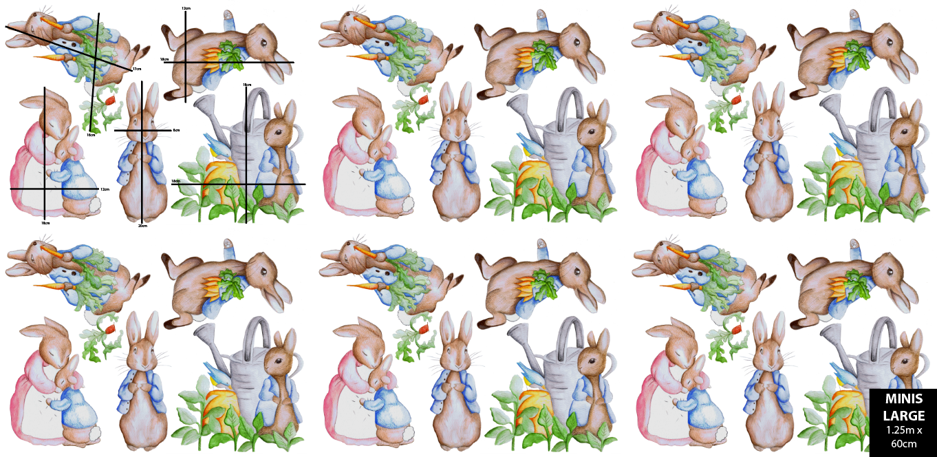 Peter Rabbit Wall Decals