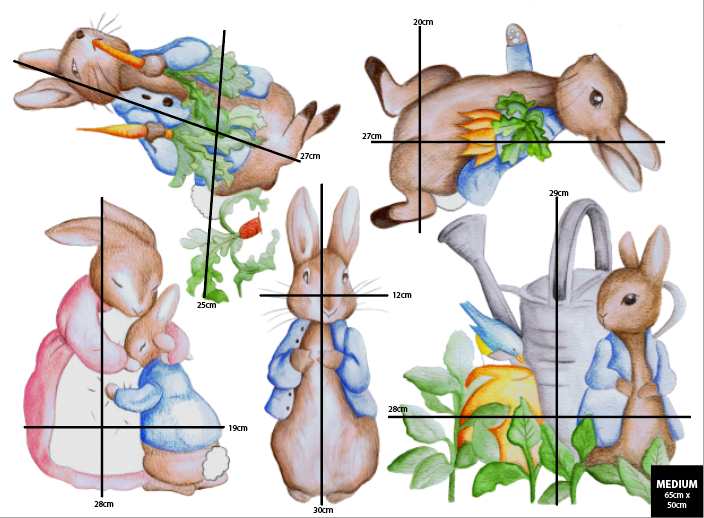 Peter Rabbit Wall Decals