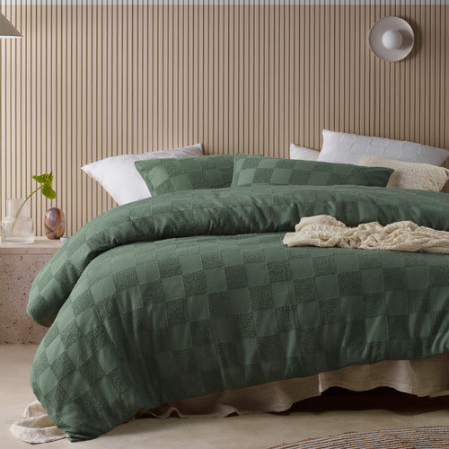 Accessorize Tipo Sea Spray Quilt Cover Set - Sage Accessorize