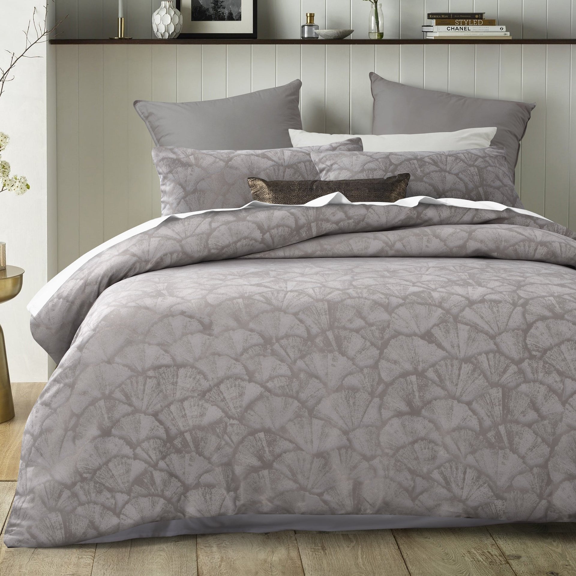 Accessorize Shells Jacquard Quilt Cover Sets Accessorize
