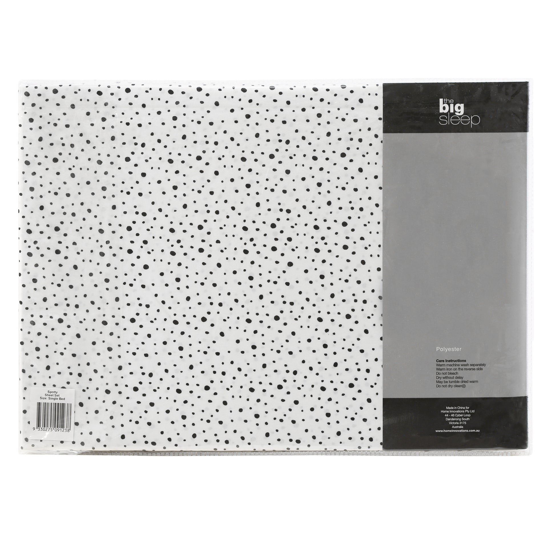 The Big Sleep Spotty Printed Microfibre Sheet Set The Big Sleep
