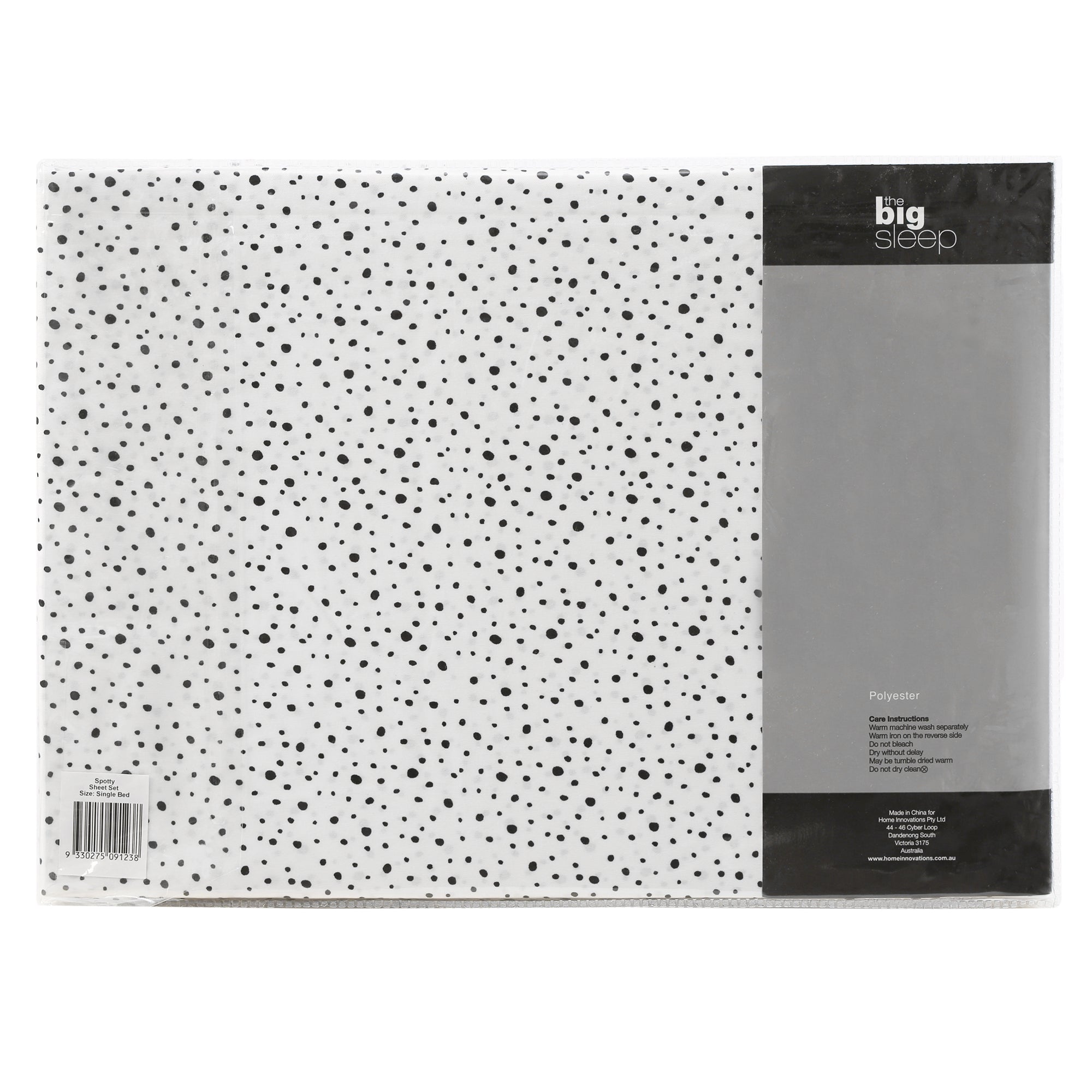 The Big Sleep Spotty Printed Microfibre Sheet Set The Big Sleep