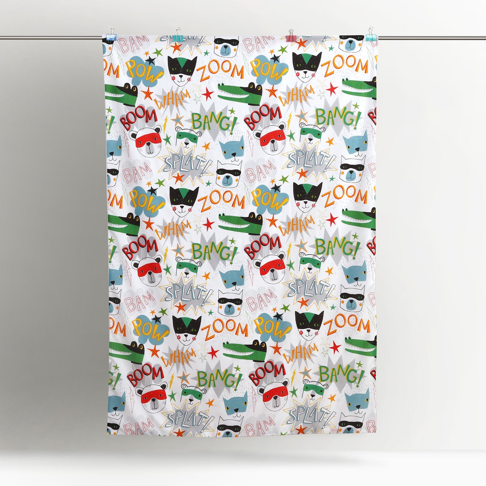 Happy Kids Super Hero Glow In The Dark Quilt Cover Set Happy Kids Bedding