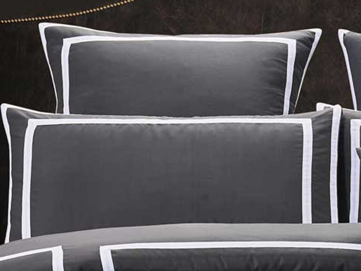 Luxton Burgess Charcoal Quilt Cover Set Luxton