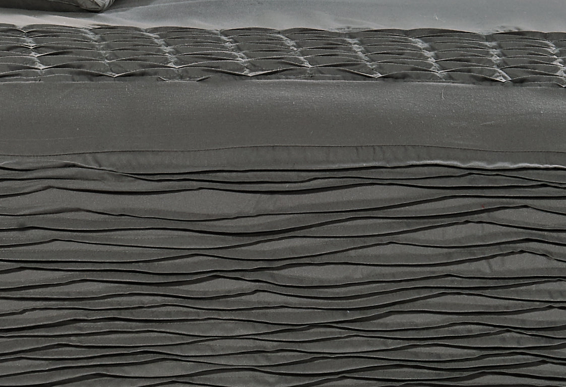 Luxton Cecilio Grey Quilt Cover Set Luxton