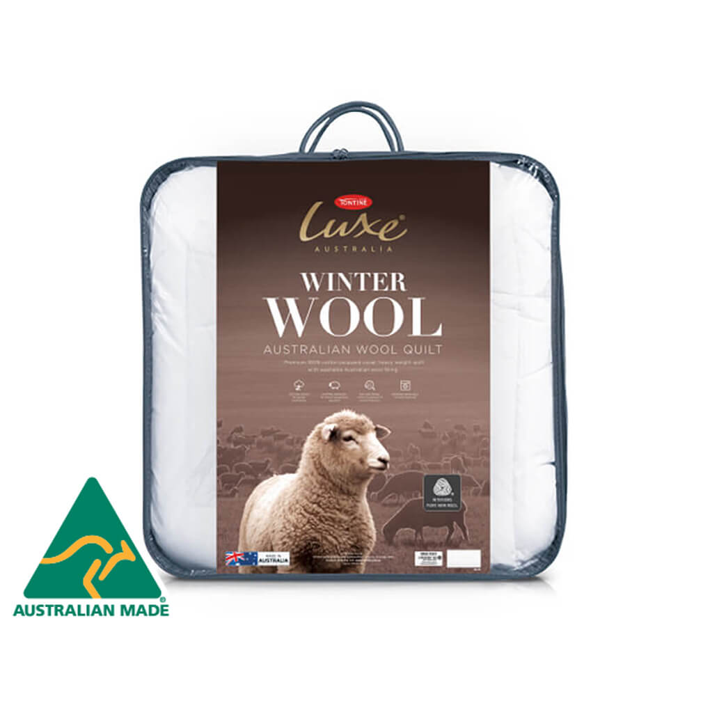 Tontine Luxe Australian Washable Wool Quilt - Super Warm Tontine