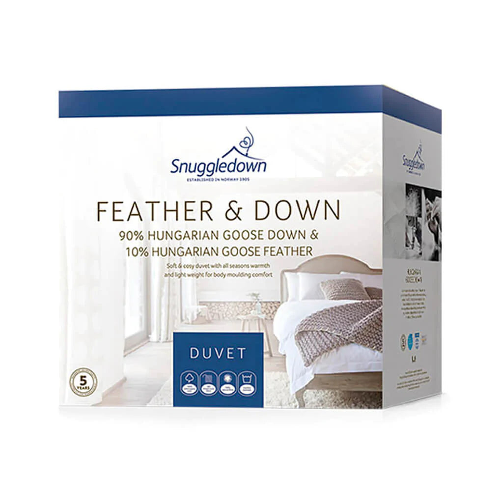 Snuggledown 90/10 Feather & Down Quilt - All Seasons Snuggledown