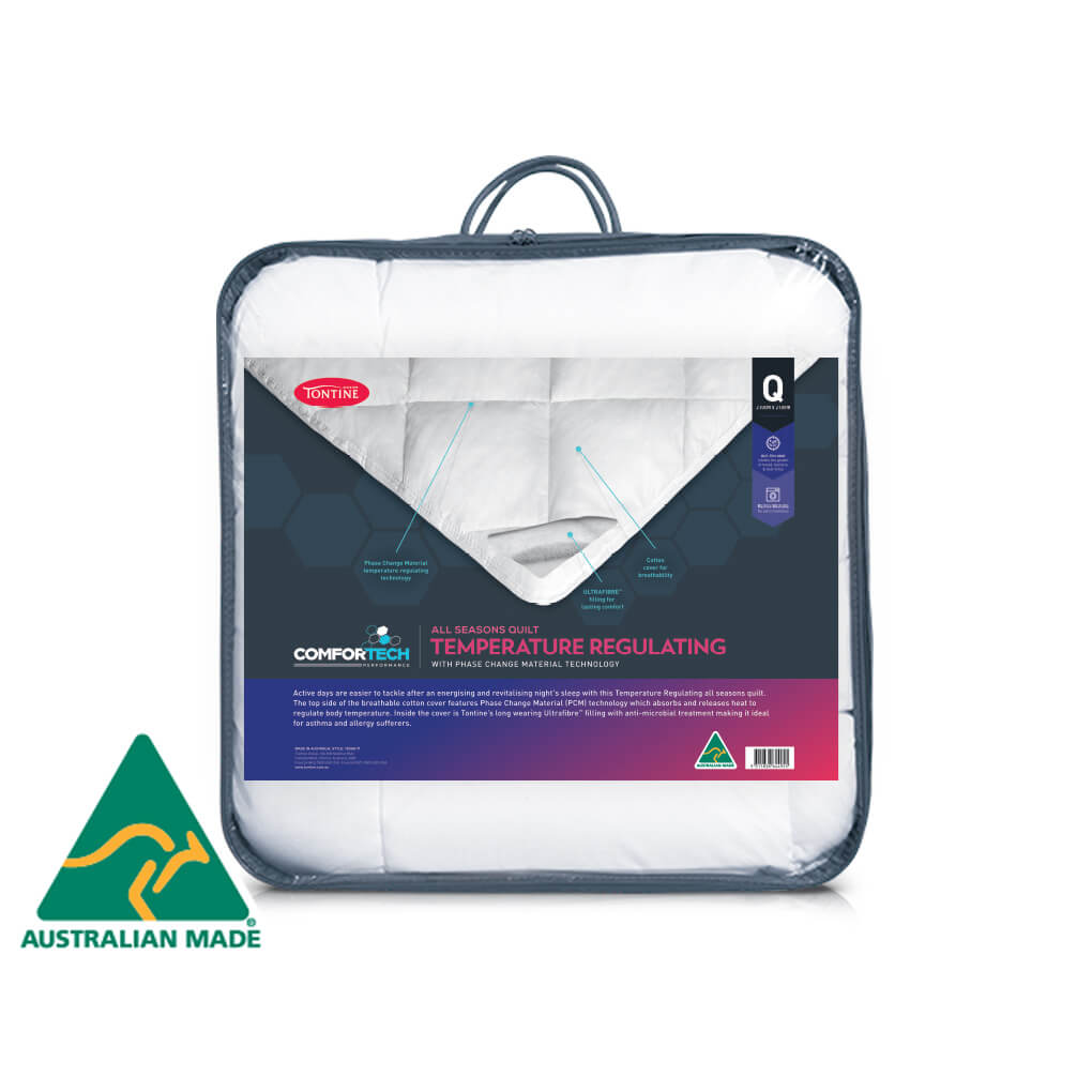 Comfortech Temperature Regulating All Seasons Quilt Tontine