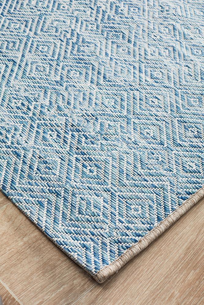 Rug Culture Terrace 5500 Blue Runner Rug Rug Culture