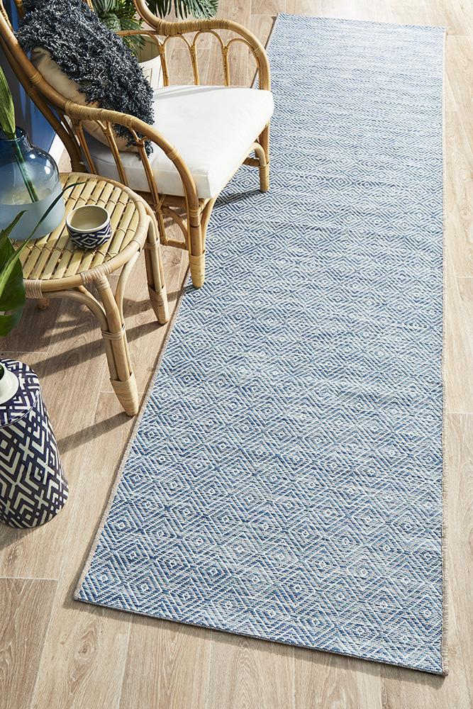 Rug Culture Terrace 5500 Blue Runner Rug Rug Culture