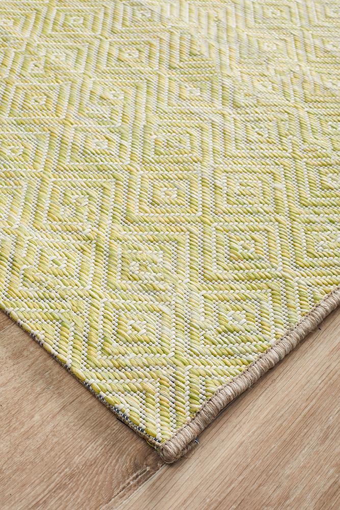 Rug Culture Terrace 5500 Green Runner Rug Rug Culture