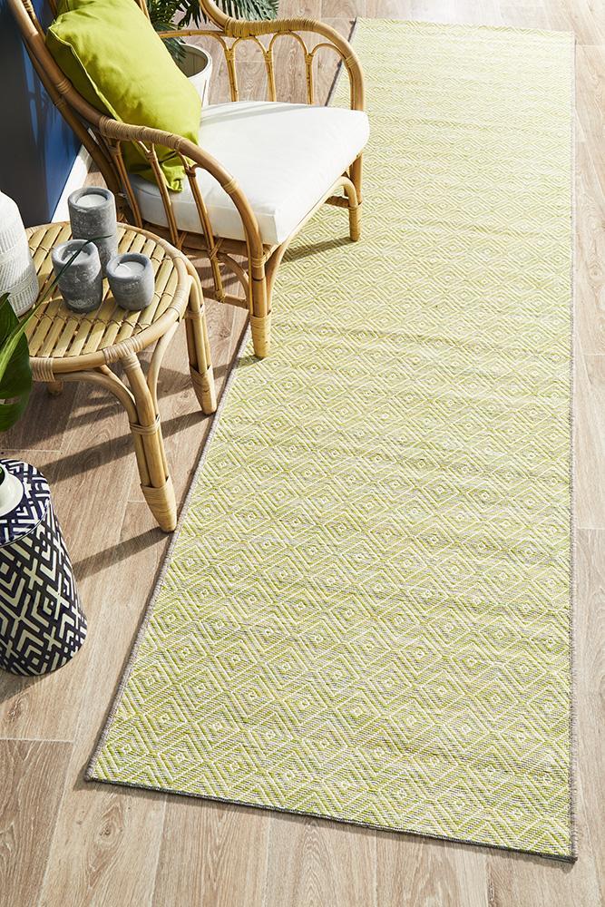 Rug Culture Terrace 5500 Green Runner Rug Rug Culture