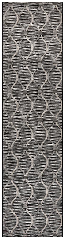 Rug Culture Terrace 5501 Black Runner Rug Rug Culture