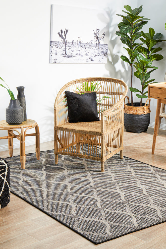 Rug Culture Terrace 5501 Black Rug Culture