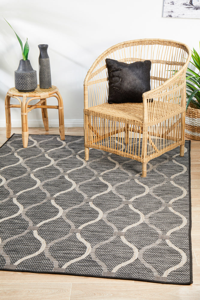 Rug Culture Terrace 5501 Black Rug Culture