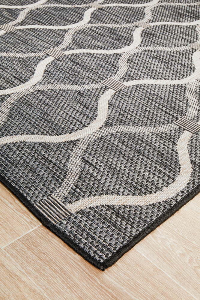 Rug Culture Terrace 5501 Black Rug Culture