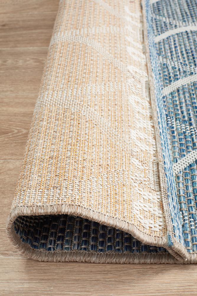 Rug Culture Terrace 5501 Blue Runner Rug Rug Culture