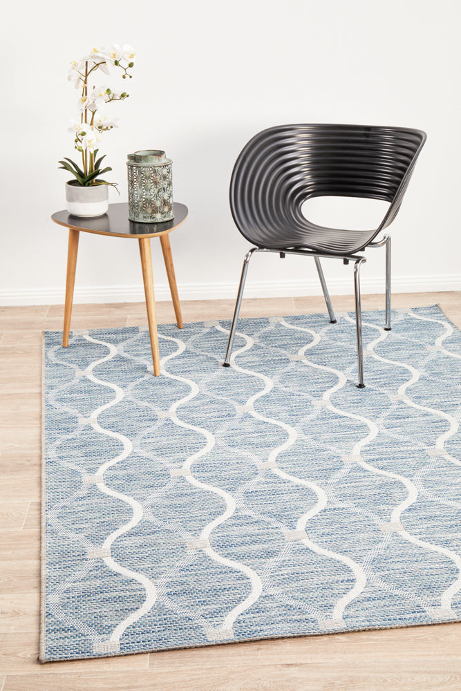 Rug Culture Terrace 5501 Blue Rug Culture