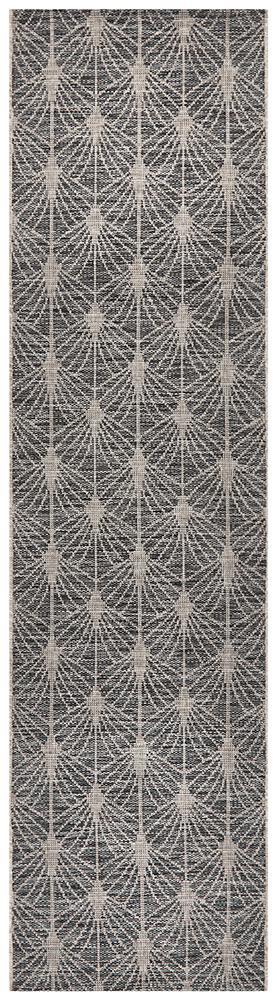 Rug Culture Terrace 5502 Black Runner Rug Rug Culture