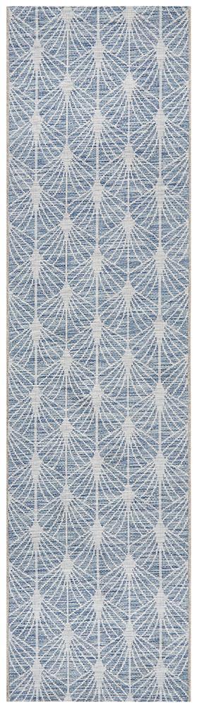 Rug Culture Terrace 5502 Blue Runner Rug Rug Culture