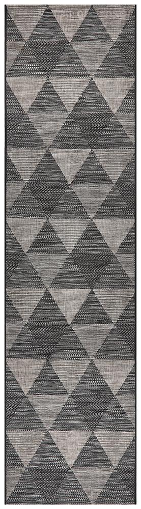 Rug Culture Terrace 5503 Black Runner Rug Rug Culture
