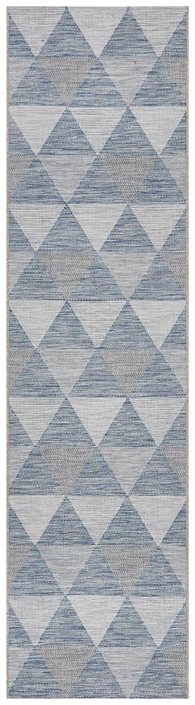 Rug Culture Terrace 5503 Blue Runner Rug Rug Culture