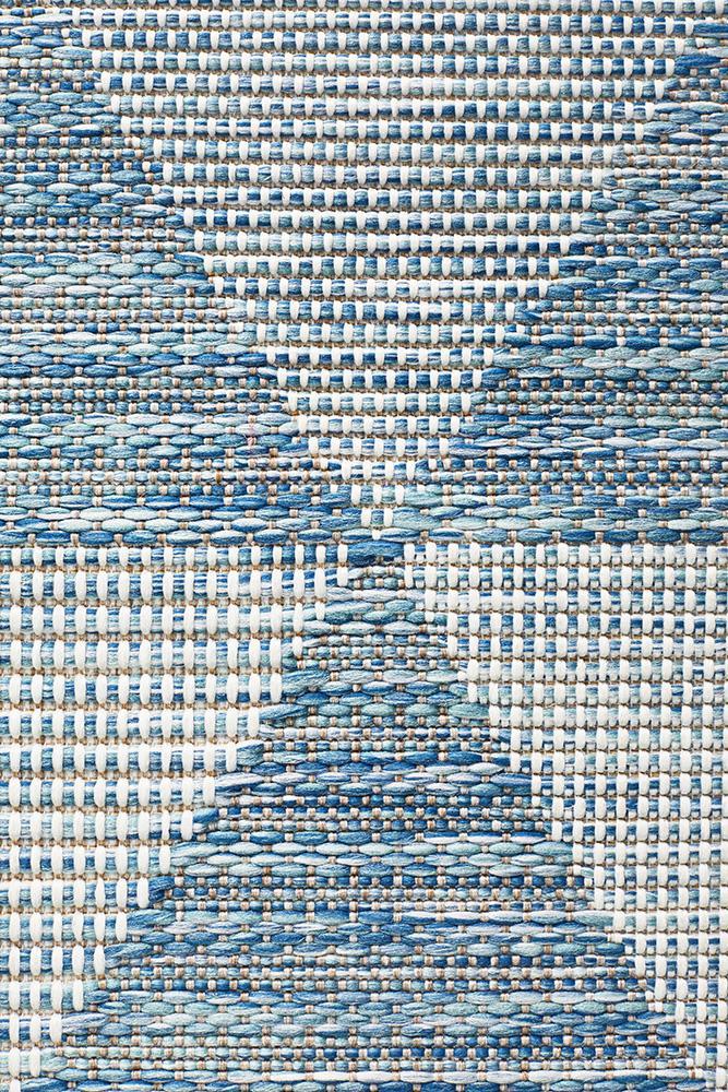 Rug Culture Terrace 5503 Blue Runner Rug Rug Culture