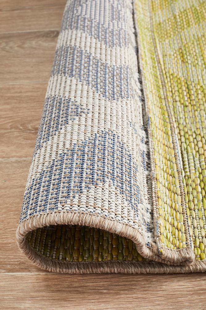 Rug Culture Terrace 5504 Green Runner Rug Rug Culture