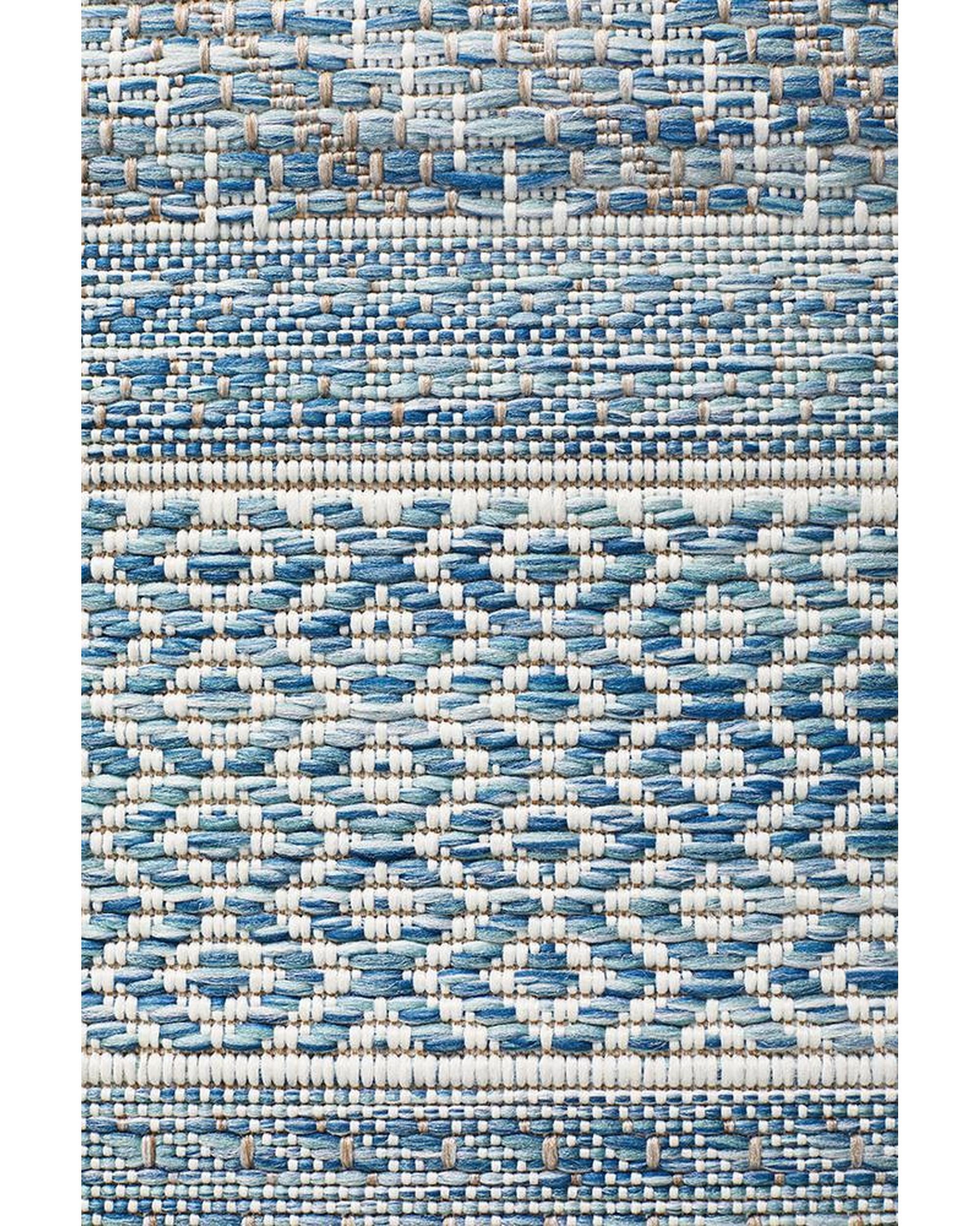 Rug Culture Terrace 5505 Blue Runner Rug Rug Culture