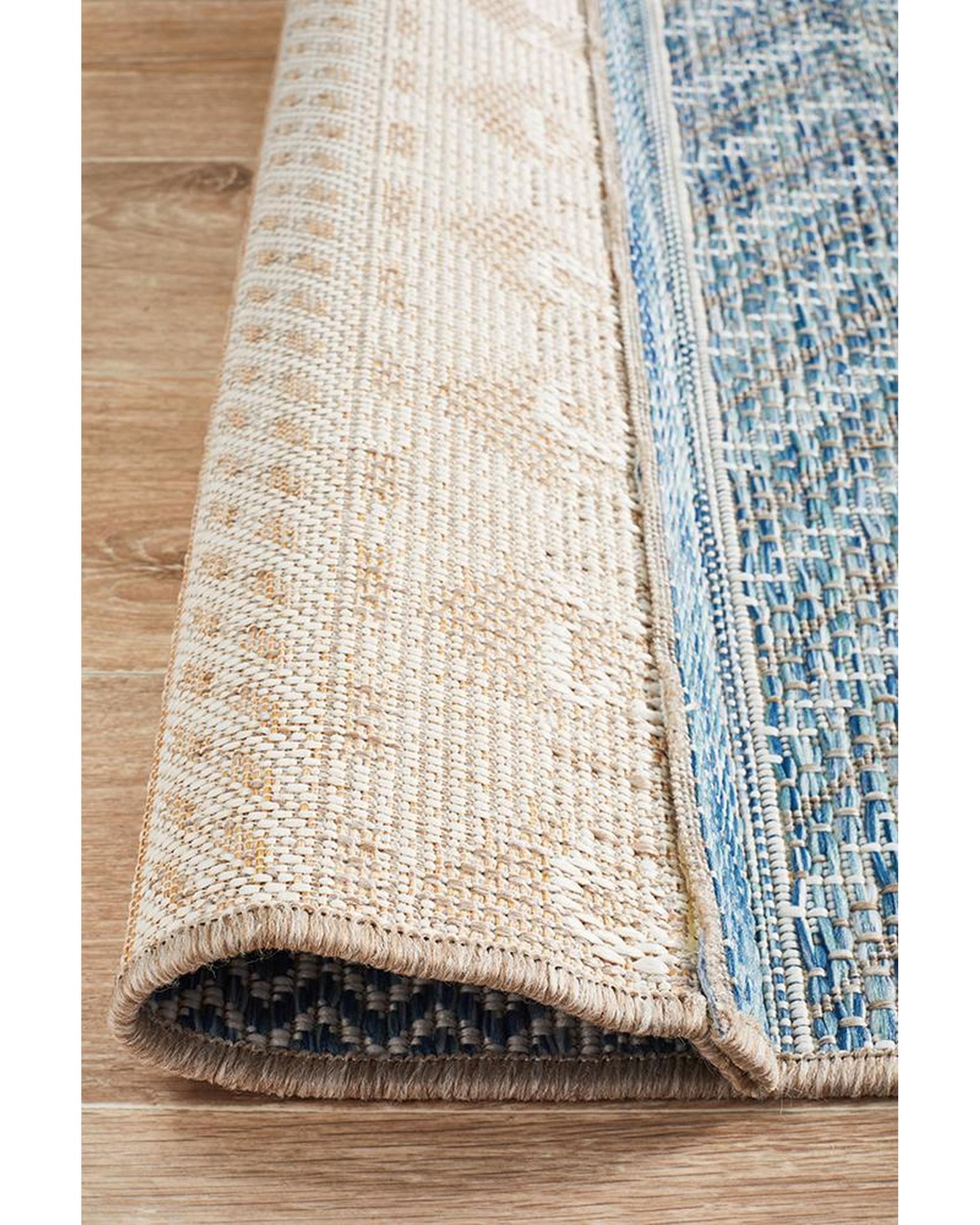 Rug Culture Terrace 5505 Blue Runner Rug Rug Culture