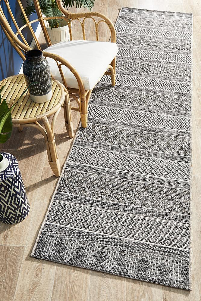Rug Culture Terrace 5505 Grey Runner Rug Rug Culture