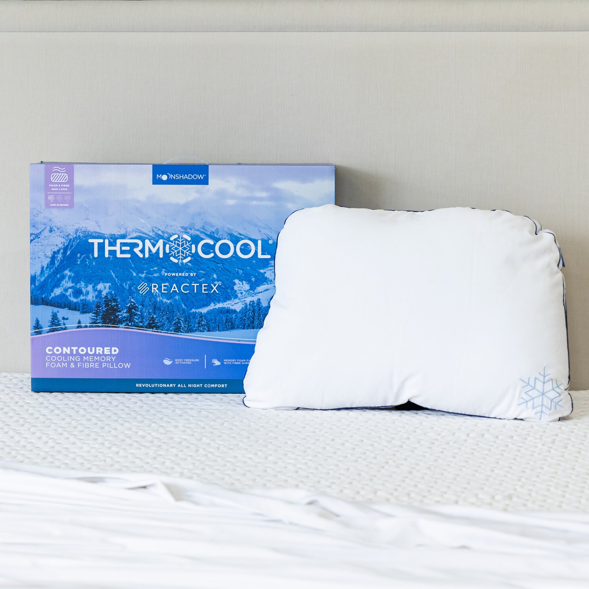 Moonshadow Contoured Thermocool Pillow Moonshadow