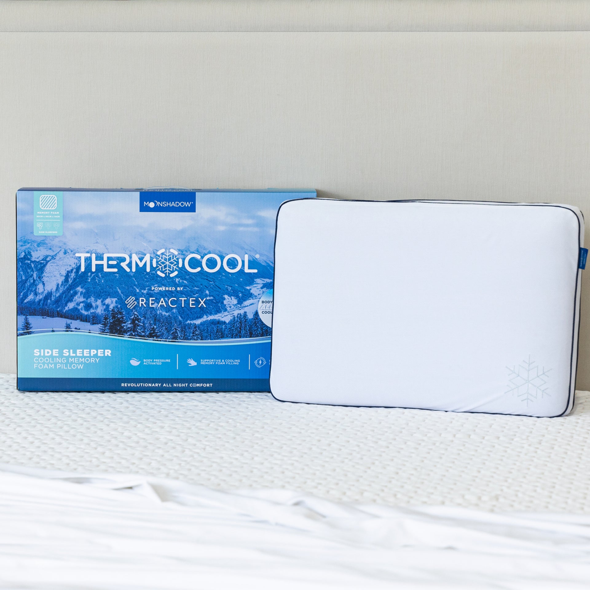 Moonshadow Side Sleeper Thermocool Pillow Moonshadow