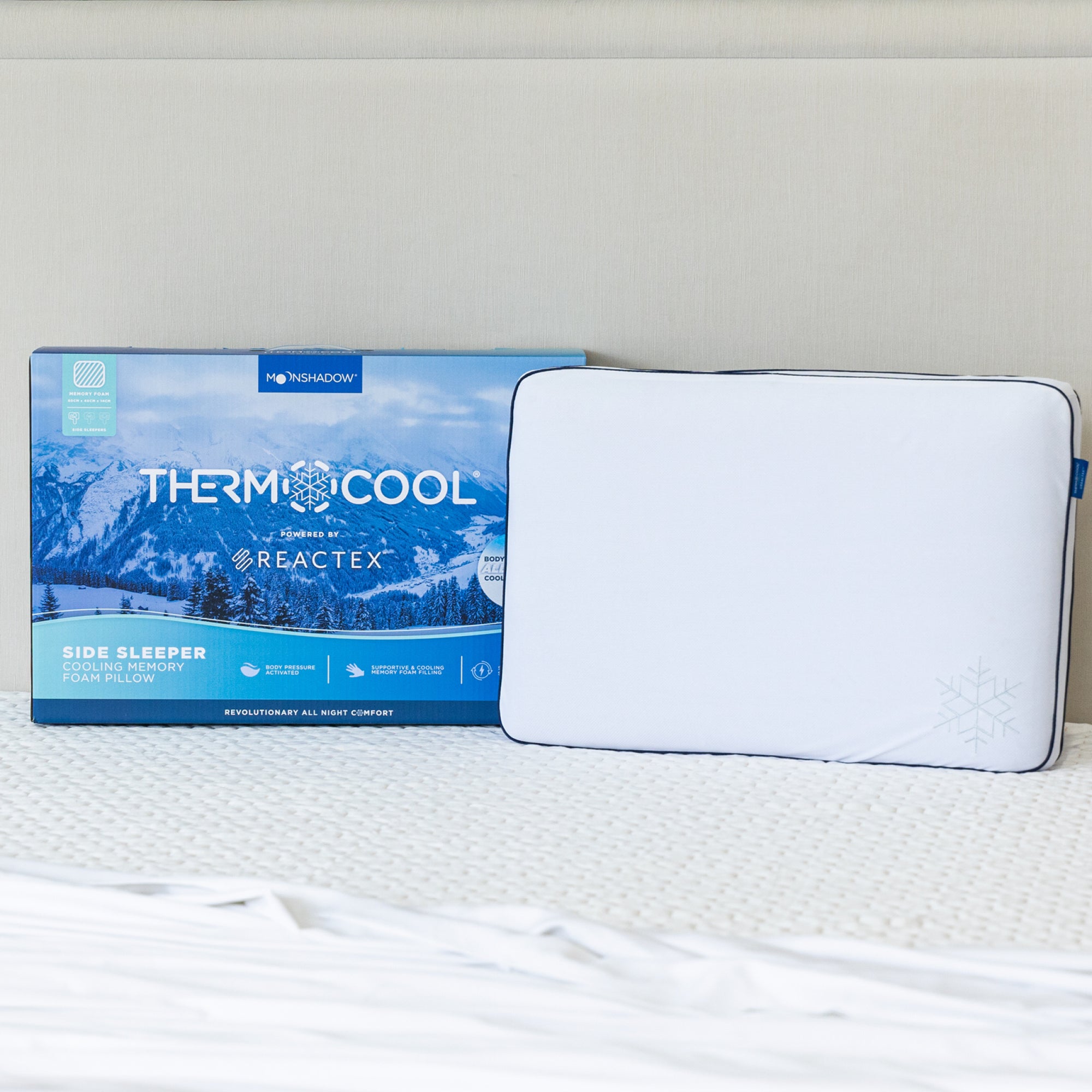 Moonshadow Side Sleeper Thermocool Pillow Moonshadow