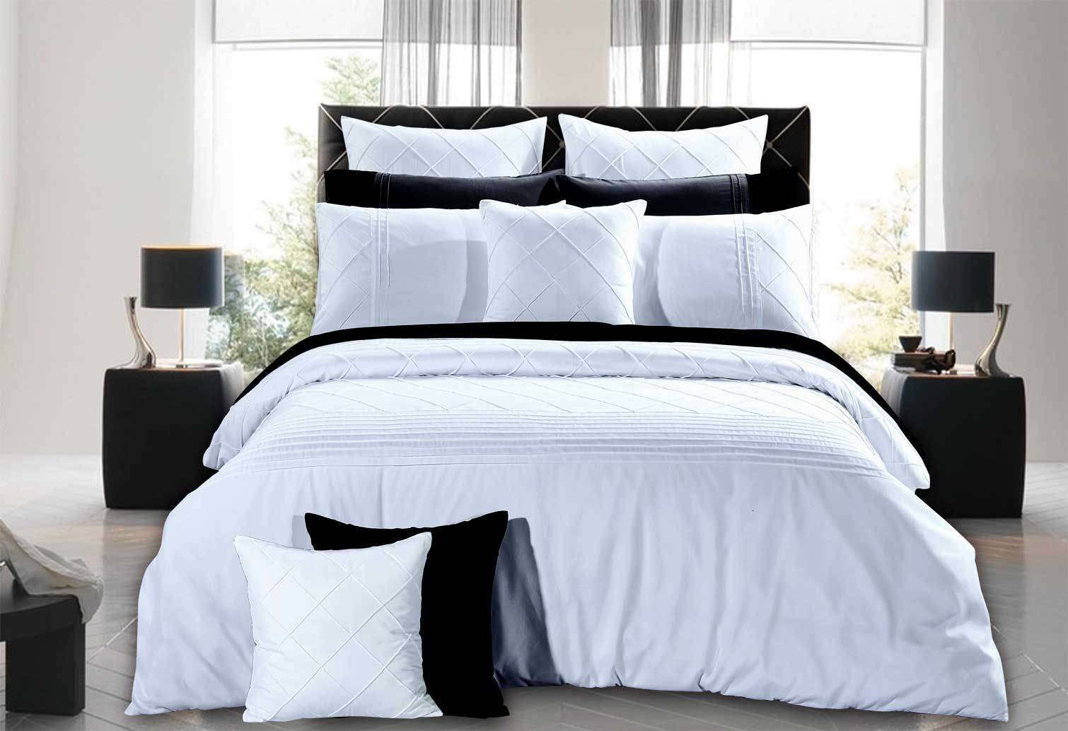 Luxton Lamere White Quilt Cover Set Luxton