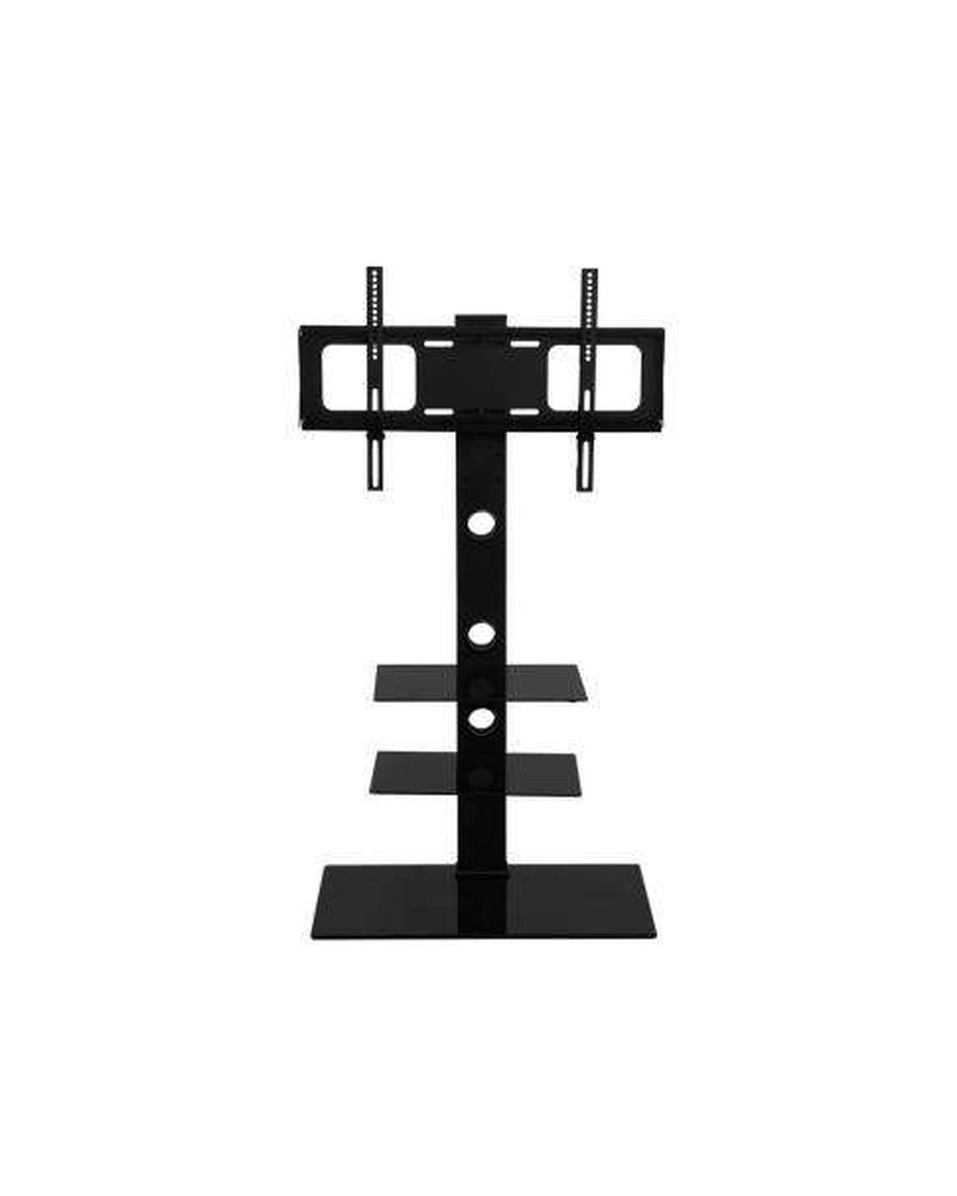 Floor TV Stand Brakcket Mount Swivel Height Adjustable 32 to 70 Inch Black Artiss