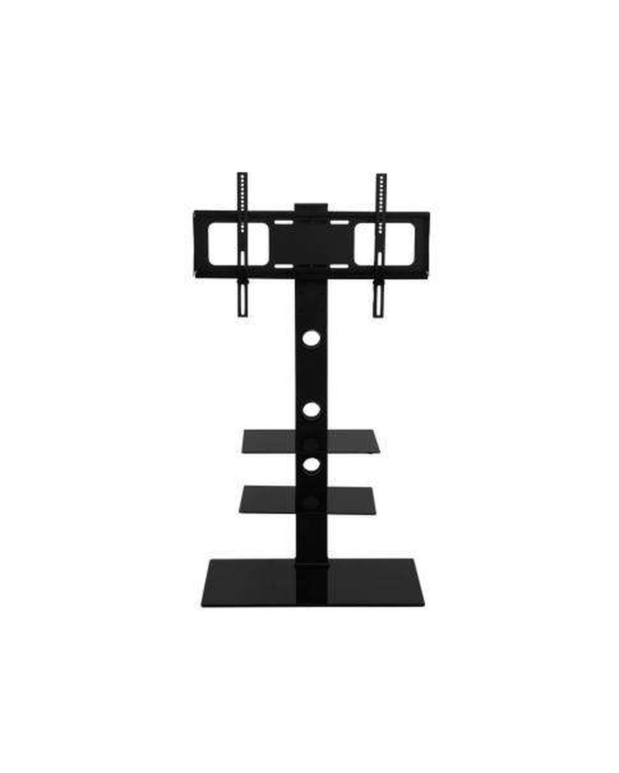 Floor TV Stand Brakcket Mount Swivel Height Adjustable 32 to 70 Inch Black Artiss