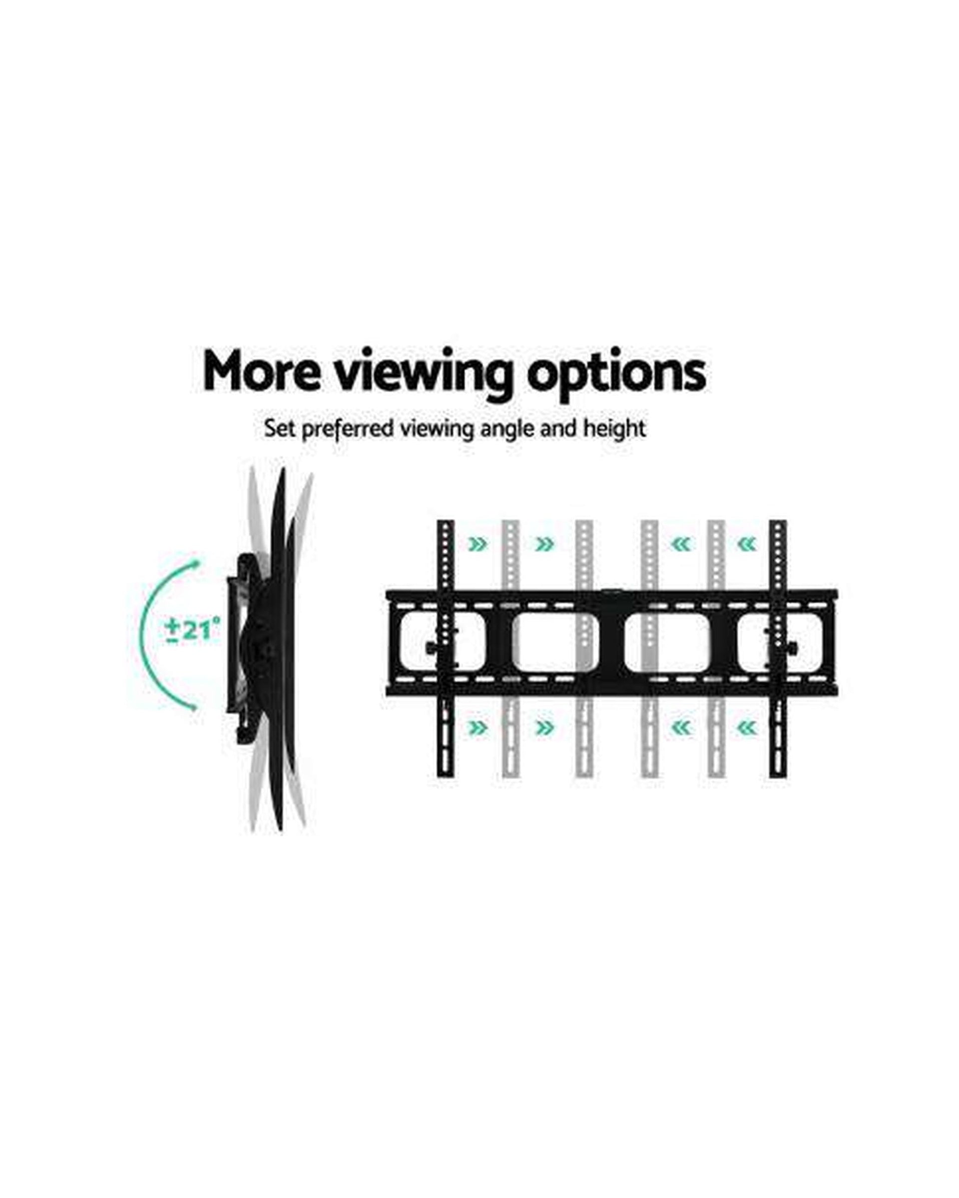 TV Wall Mount Bracket Tilt Flat Slim LED LCD Plasma 42 55 65 75 90 inch Artiss