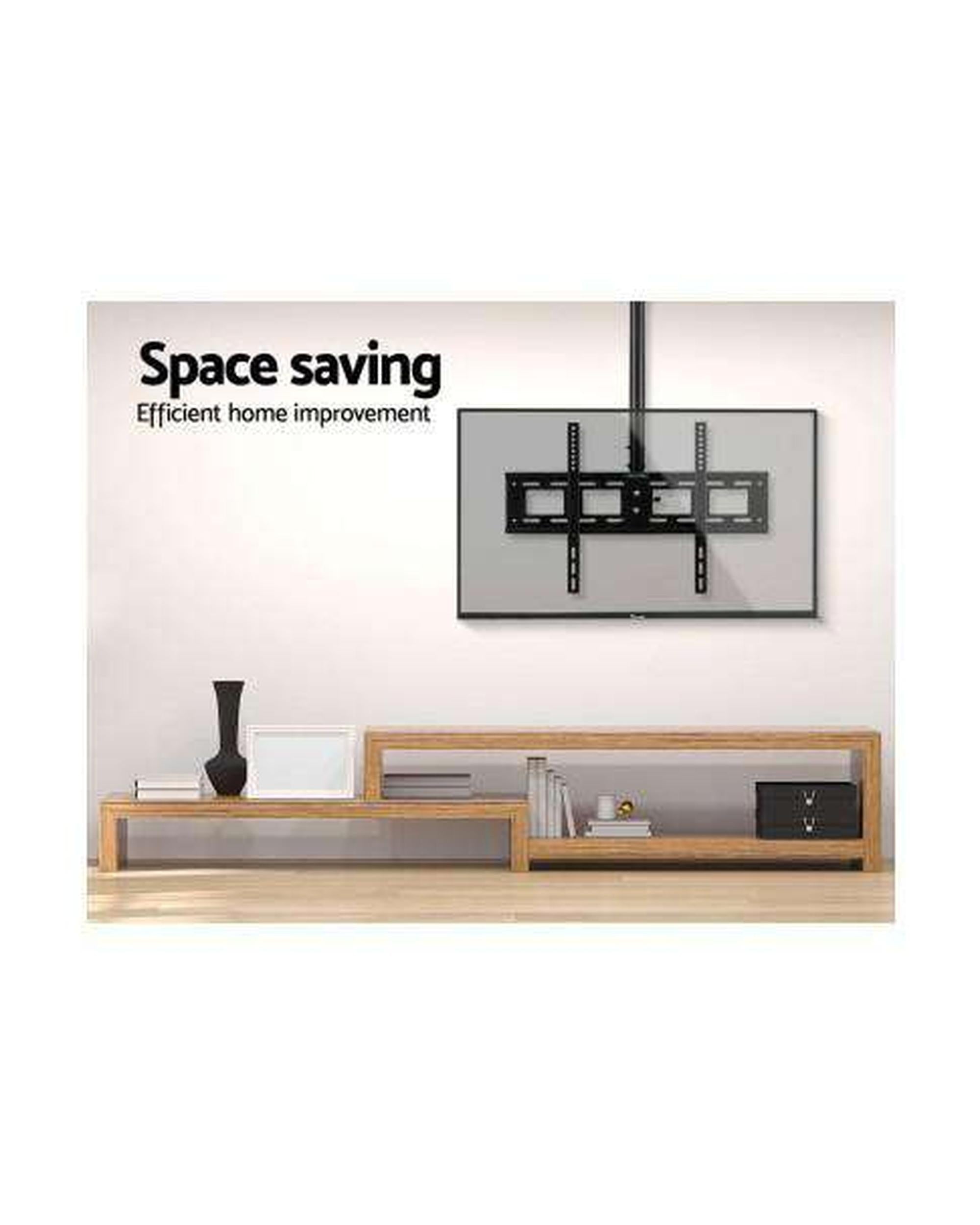 TV Wall Ceiling Mount Bracket Full Motion Tilt Swivel 32 42 50 55 60 65 70 75 inch Artiss