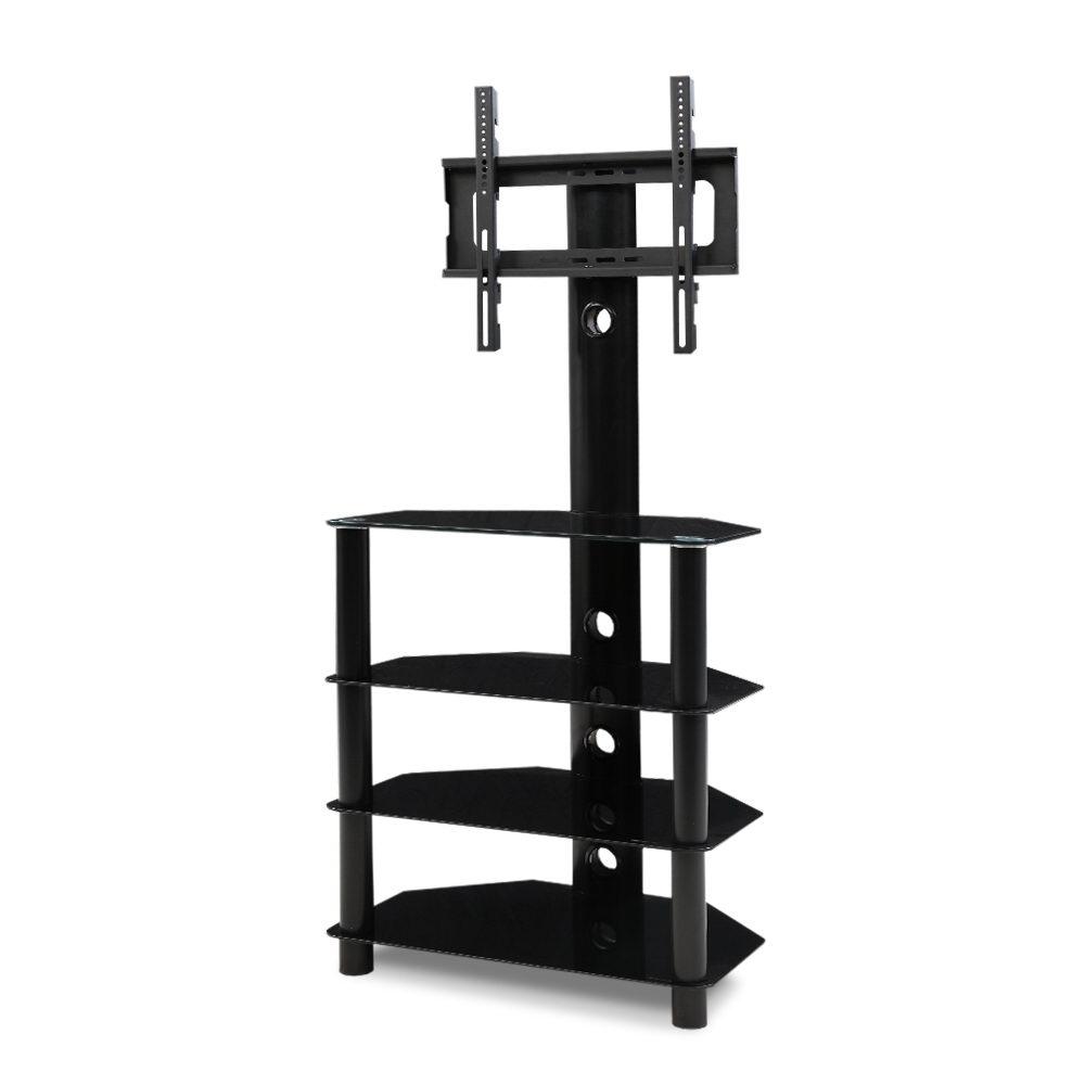 TV Mount Stand Swivel Bracket 3 Tier Floor Shelf 32 to 50 inch Universal Artiss