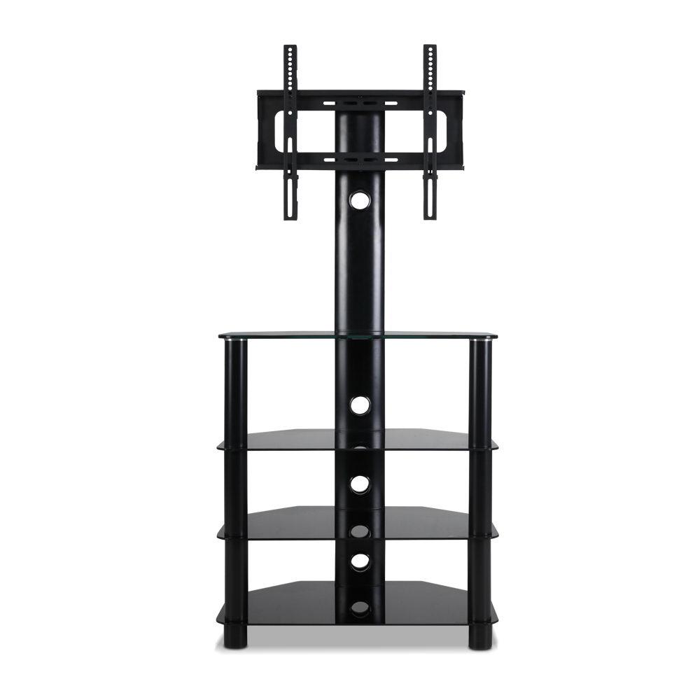 TV Mount Stand Swivel Bracket 3 Tier Floor Shelf 32 to 50 inch Universal Artiss