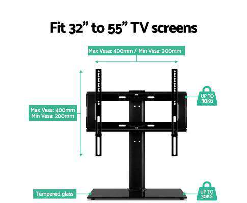 Table Top TV Swivel Mounted Stand Artiss