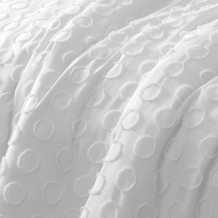 The Big Sleep White Circles Soft Touch Tufted Quilt Cover Sets The Big Sleep