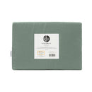 Accessorize Washed Cotton Fitted Sheet Set - OLIVE Accessorize