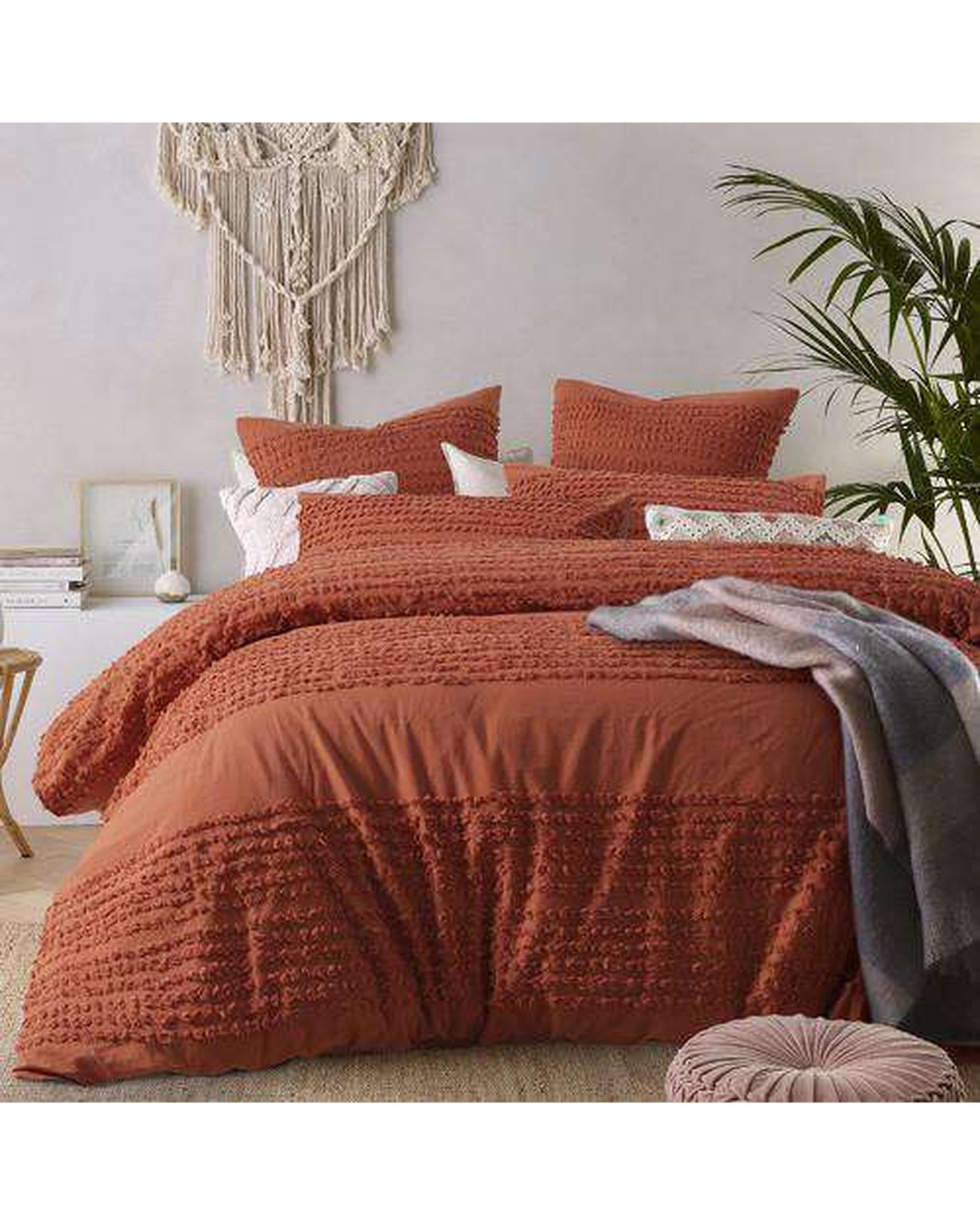 Vintage Design Tobacco Betty Cotton Quilt Cover Set Vintage Design