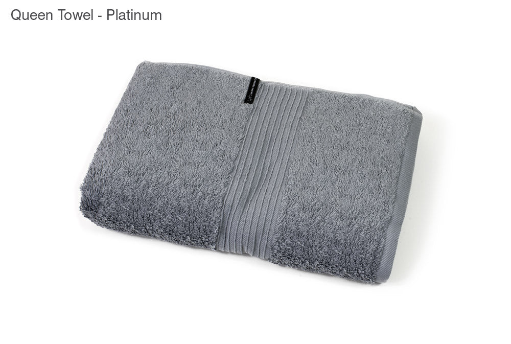 Jaspa Herington Egyptian Cotton BATH TOWELS – QUEEN BATH SHEEET - Platinum Herington