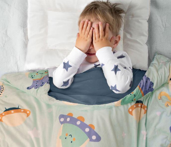 Jelly Bean Kids UFO Weighted Blanket - AQUA Jelly Bean Kids