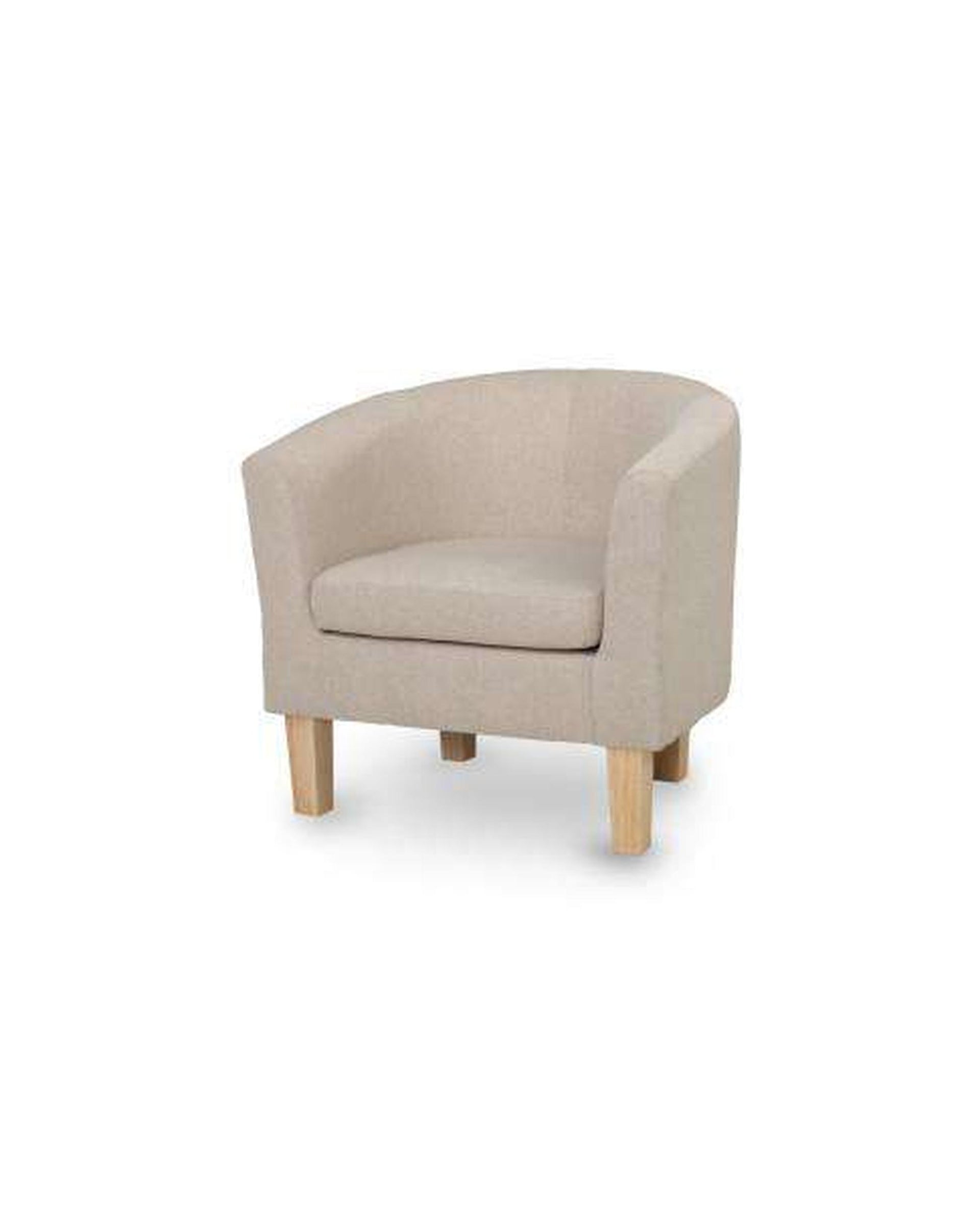 Armchair Lounge Chair Tub Accent Armchairs Fabric Sofa Chairs Wooden Artiss