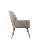 Armchair Lounge Chair Armchairs Accent Chairs Sofa Couch Fabric Beige Artiss