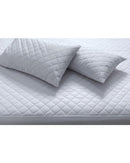 Elan Linen 100% Cotton Quilted Fully Fitted 50cm Deep Waterproof Mattress Protector Elan Linen
